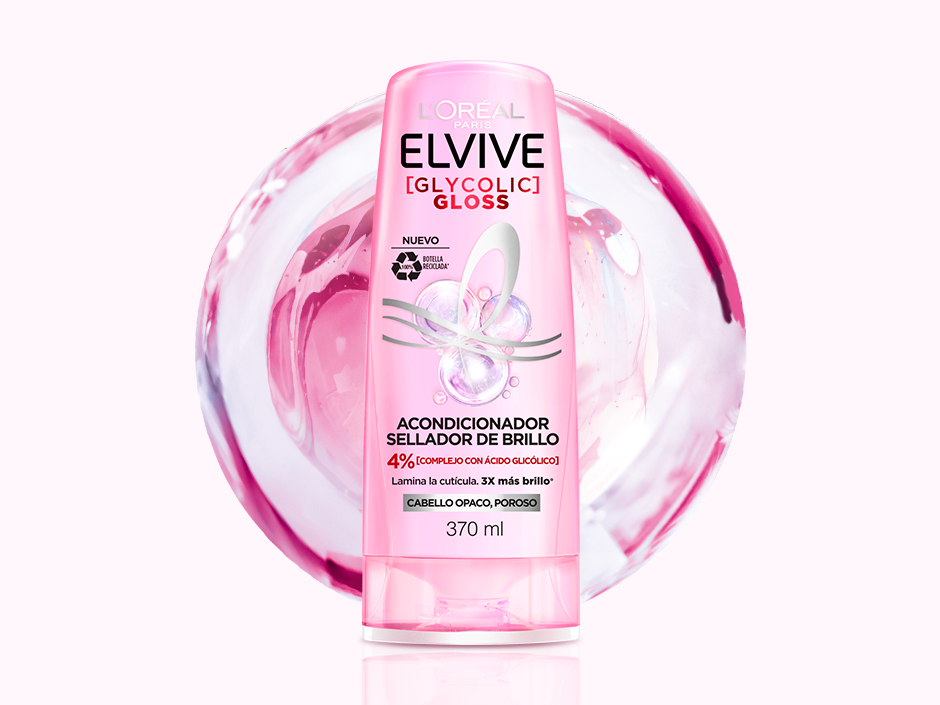 Packshot Acondicionador Elvive Glycolic Gloss